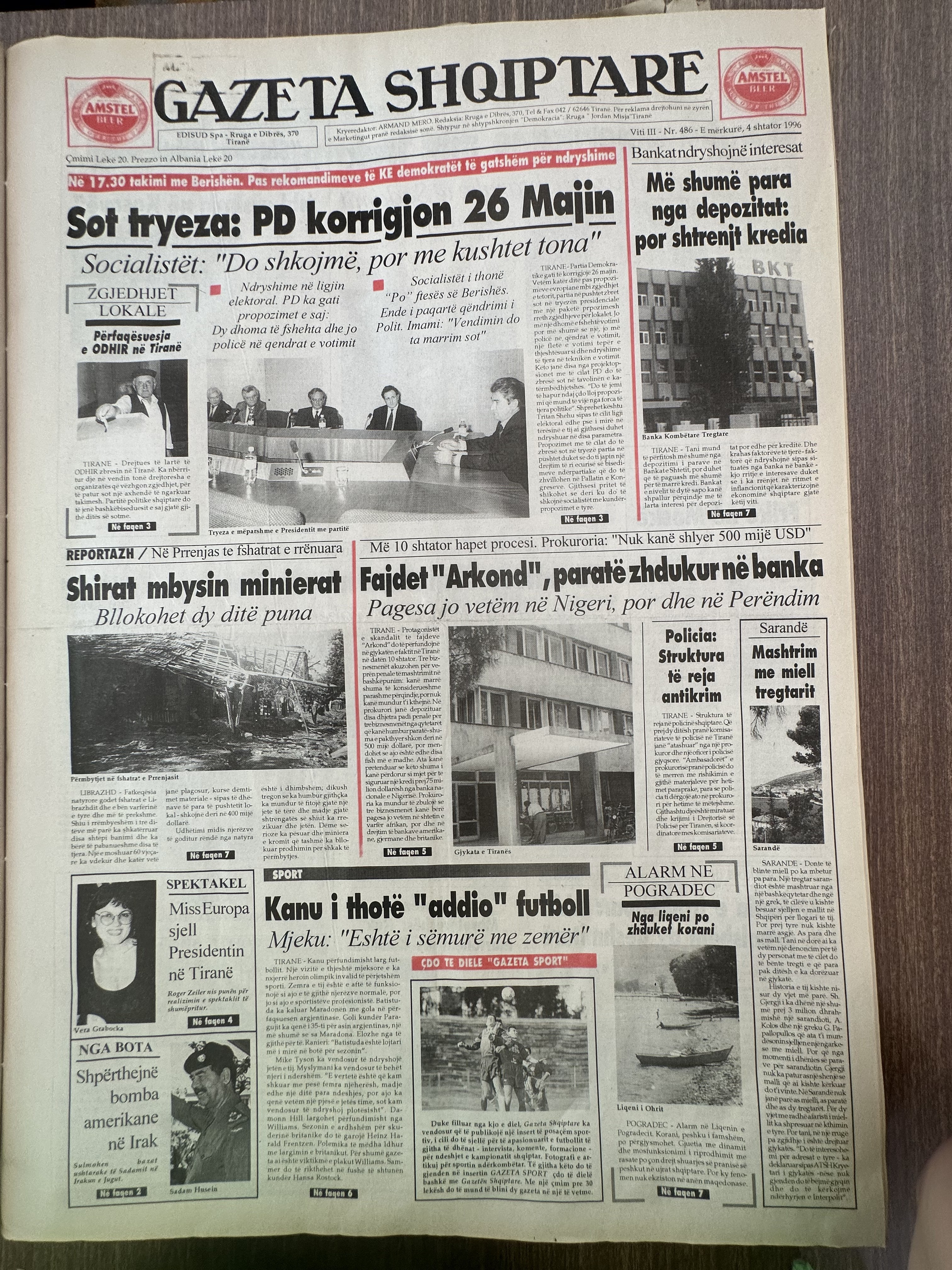 Gazeta Shqiptare 1996-09-04